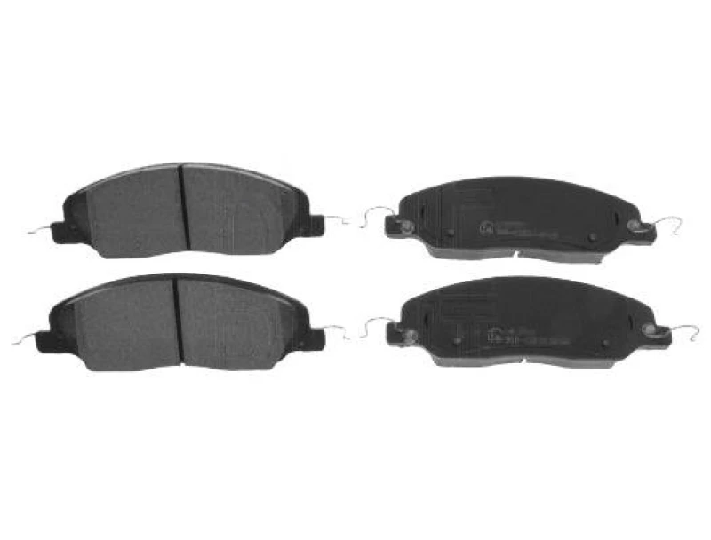 Image of Blue PRINT ADA104256 Brake pad set Front Axle Brake Pad Set,disc brake (402)