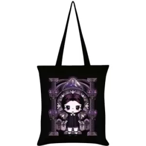 Image of Mio Moon Miss Addams Tote Bag (One Size) (Black) - Black