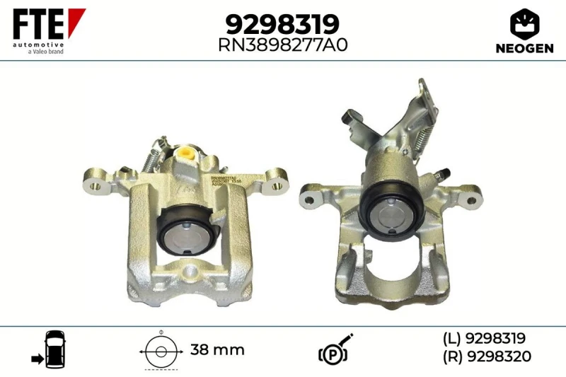 Image of Brake caliper FTE 9298319