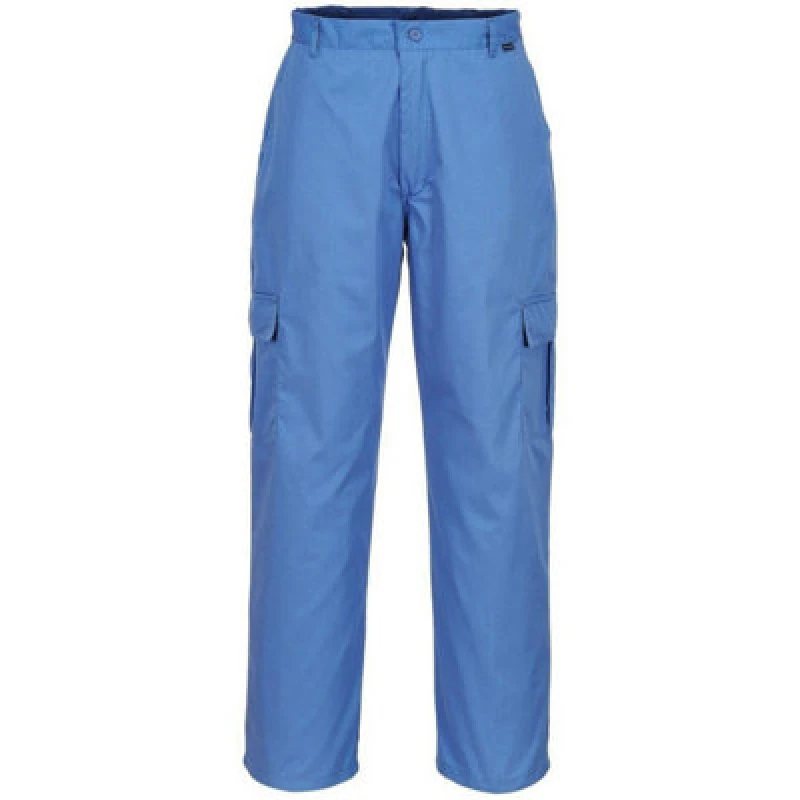 Image of Portwest Anti Static ESD Trousers AS11HBRL Colour: Blue