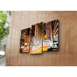 Image of 3PATK-33 Multicolor Decorative Canvas Painting (3 Pieces)