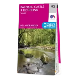 Image of Map of Barnard Castle & Richmond