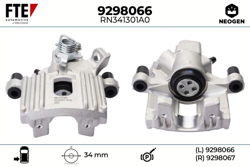 Image of Brake caliper FTE 9298066