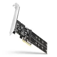 Image of AXAGON PCES-SA4M2 PCIe Controller 2x internal SATA 6G port 2x internal M.2 B-key SATA port Controller Card