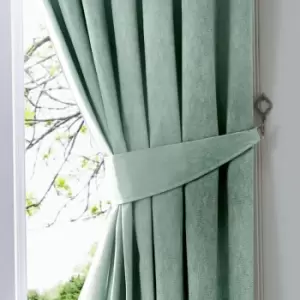 Image of Fusion Dijon Tie Backs, Duck Egg