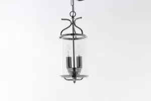 image of Winchester 2 Light Polished Chrome Indoor Lantern