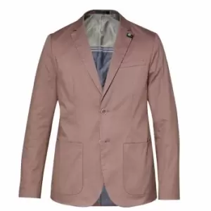 image of Ted Baker Dyed Cotton Blazer - Pink