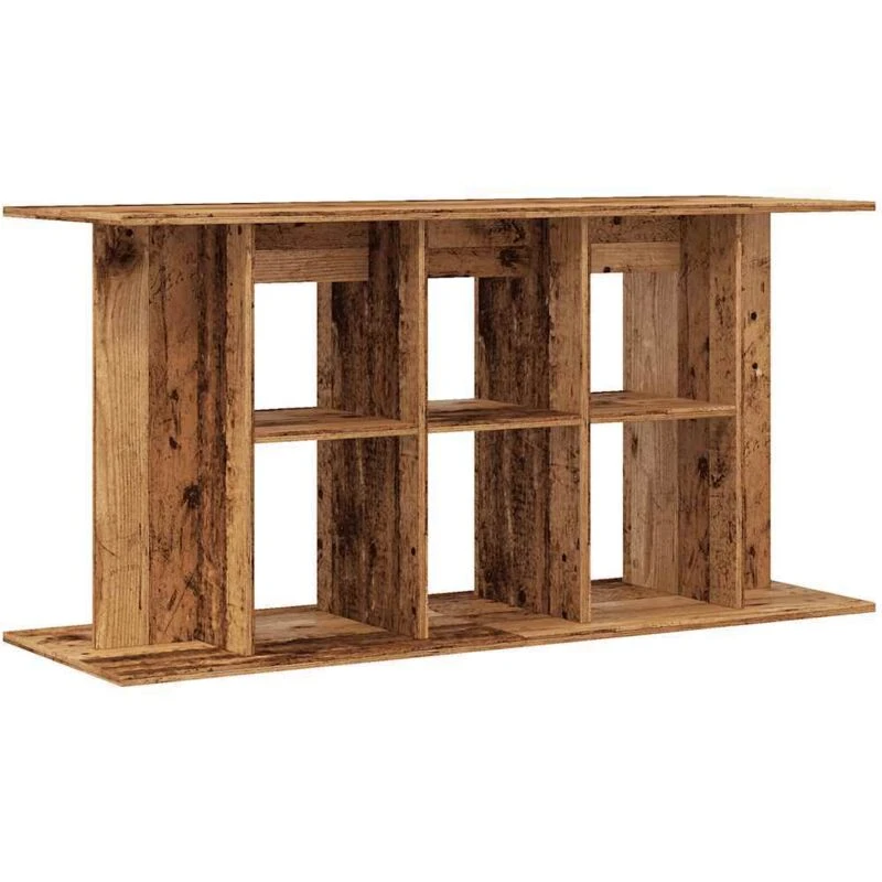 Image of vidaXL Aquarium Stand Old Wood 120x40x60cm Engineered Wood, Brown 857276