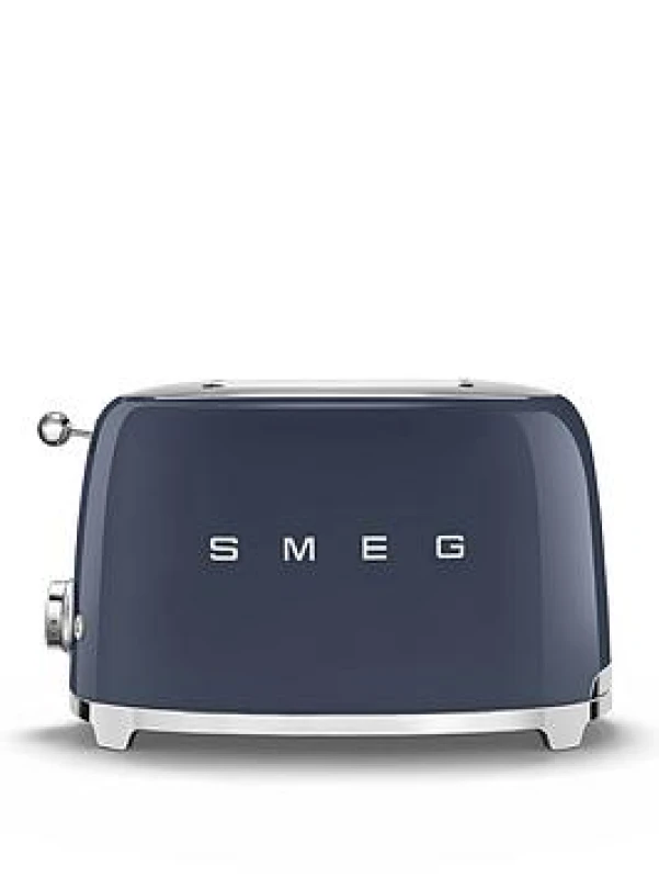 Image of Smeg Tsf01 2 Slice Toaster - Navy Blue WUTH6 Unisex