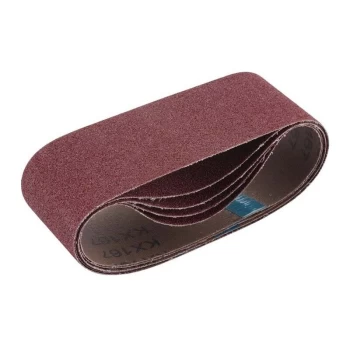 Image of 09233 Cloth Sanding Belt, 75 x 457mm, 40 Grit (5 Pack) - Draper