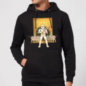 Image of Star Wars Candy Cane Stormtroopers Christmas Hoodie - Black