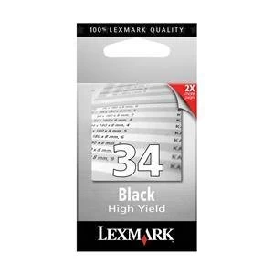 image of Lexmark 34XL Black Ink Cartridge