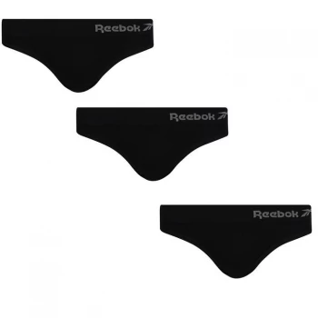 Image of Reebok 3 Pack Seamless Pants Womens - Black