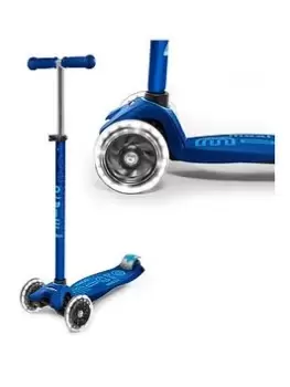 Image of Micro Scooter Maxi Deluxe LED Navy
