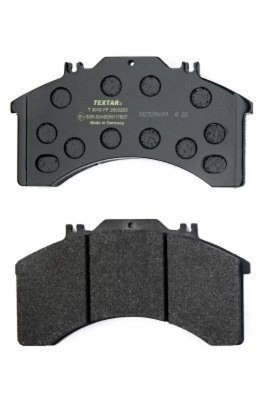 Image of TEXTAR 2903203 Brake pad set prepared for wear warning indicator, without accessories Brake Pad Set,disc brake (402)