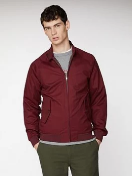 image of Ben Sherman Harrington Jacket - Port, Size L, Men