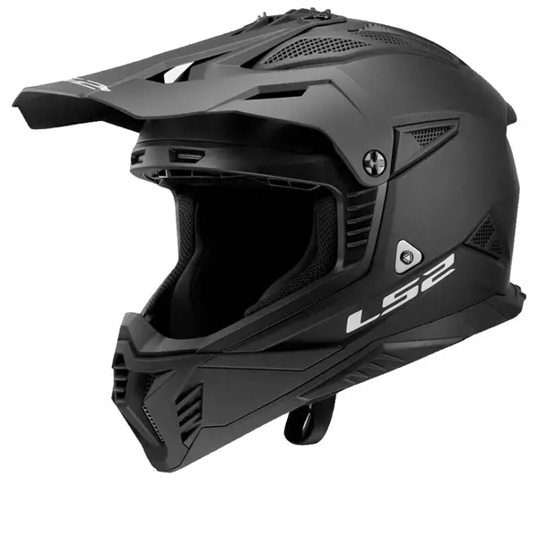 Image of LS2 MX708 Fast II Solid Matt Black Offroad Helmet Size M