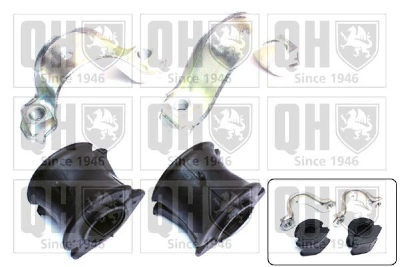 Image of QUINTON HAZELL Repair kit, anti-roll bar bush QUINTON HAZELL EMBK2657