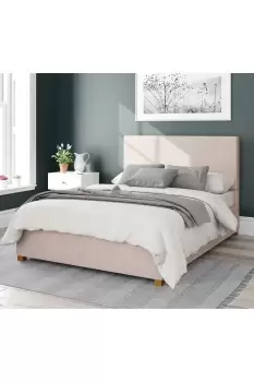 Image of Garland Upholstered Ottoman Storage Bed, Saxon Twill Fabric