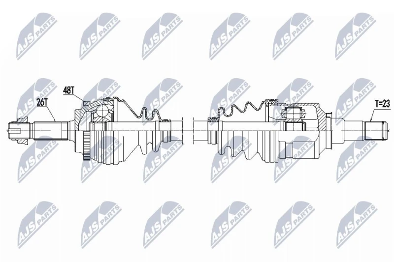 Image of NTY Drive shaft NTY NPW-TY-175