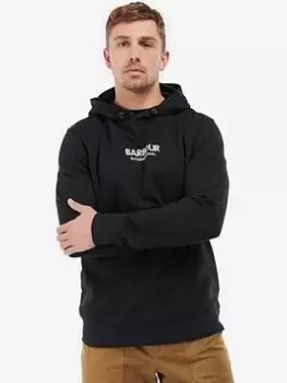 Image of Barbour International Formula Overhead Hoodie - Black, Size 3XL, Men