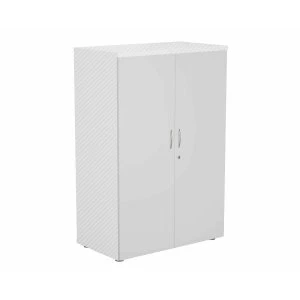 image of TC Office Lockable Doors for 1200mm High Bookcase, White