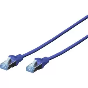 Image of Digitus DK-1531-050/B RJ45 Network cable, patch cable CAT 5e SF/UTP 5m Blue