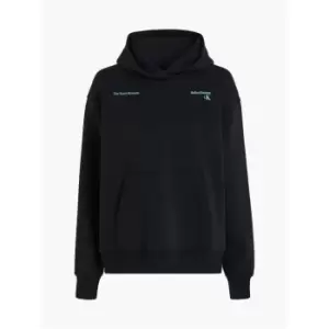 image of Calvin Klein Jeans Back Hyper Real Landscape Hoodie - Black