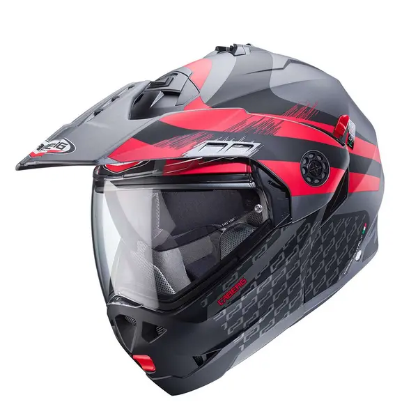 Image of Caberg Tourmax X Sarabe Gray Red Modular Helmet Size S