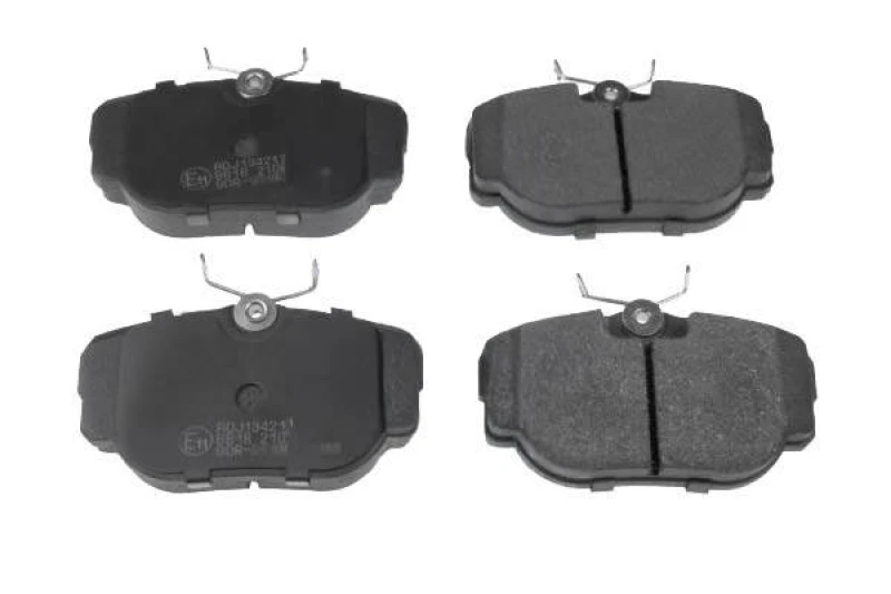 Image of Blue PRINT ADJ134217 Brake pad set Rear Axle, with anti-squeak plate Brake Pad Set,disc brake (402)