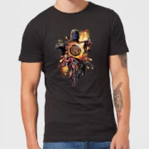 image of Avengers: Endgame Explosion Team Mens T-Shirt - Black