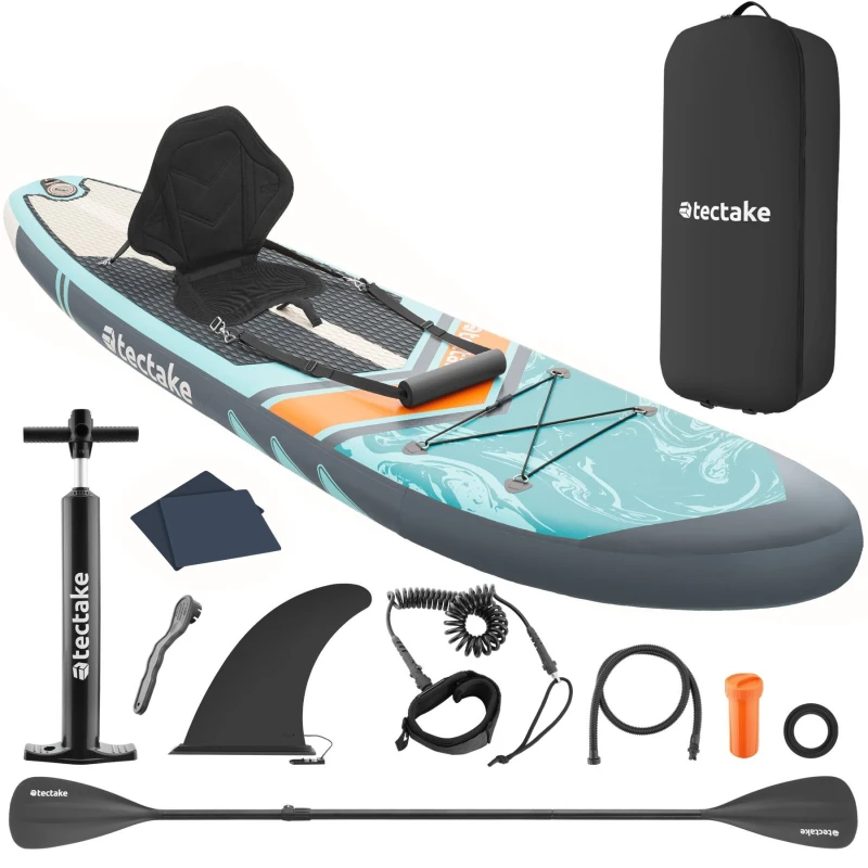 Image of tectake Paddle Board in Turquoise Turquoise Unisex