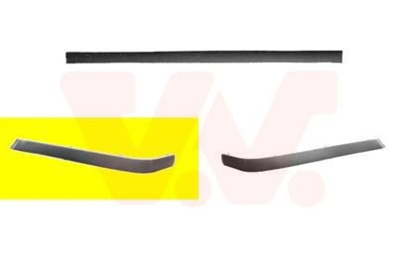 Image of VAN WEZEL Bumper moulding VAN WEZEL 0640552