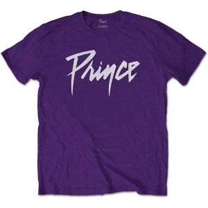 image of Prince - Logo Unisex Large T-Shirt - Purple