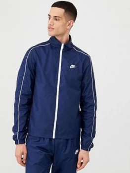 Image of Nike Sportswear Woven Tracksuit - Navy