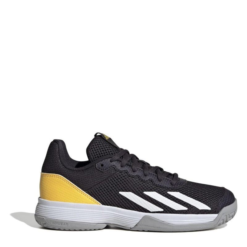Image of adidas Courtflash Tennis Shoes Juniors - Red Red 3