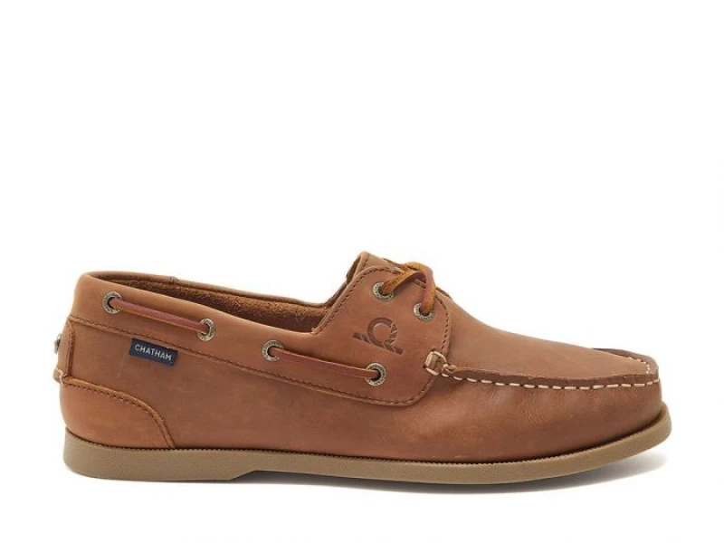 Image of CHATHAM MARINE CHATHAM MARINE Men Galley Ii Shoes in Tan Size: 11 Tan 11 Male 5038777282911