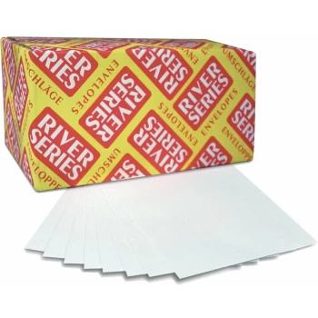 Image of River C5 Plain White S/S Envelope (Pack-500) - River Series Envelopes