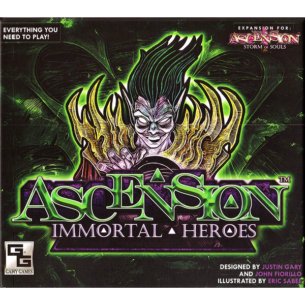 Image of Ascension Immortal Heroes Deckbuilding Card Game 2 Player Expansion