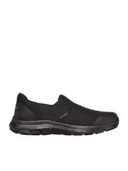 Image of Skechers 232230w - Flex Advantage 4.0 Wide Fit Trainer, Black, Size 7, Men