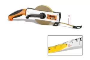 image of Beta Tools 1694B/L Measuring Tape Aluminium Casing with Handle 50m 016940350