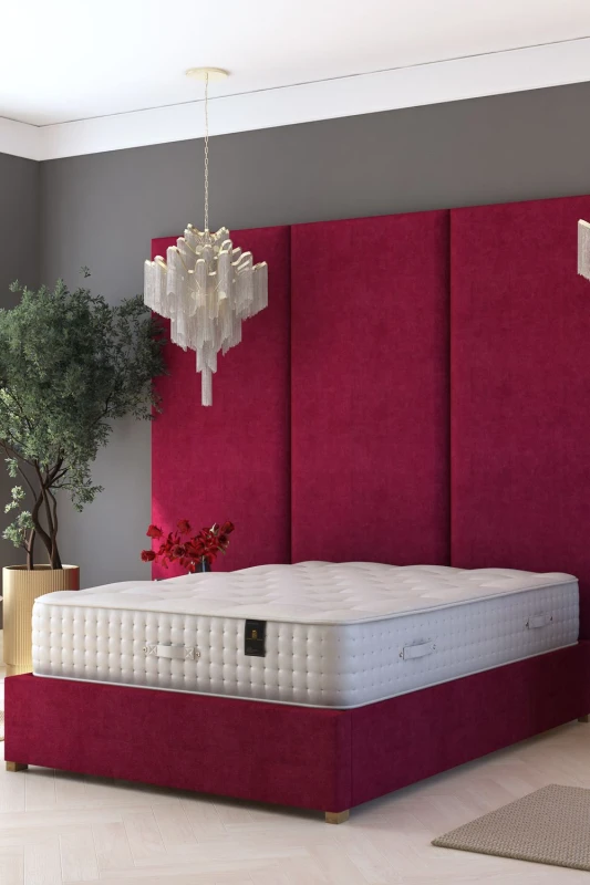 Image of Laurence Llewelyn-Bowen Laurence Llewelyn-Bowen Luxury Natural 3000 Pocket Sprung Mattress in White Size: Single White Single Unisex 5057632200365