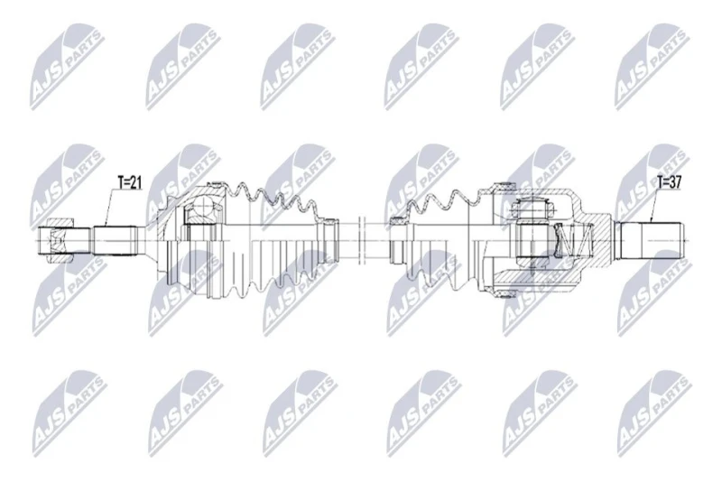 Image of NTY Drive shaft NTY NPW-PE-133