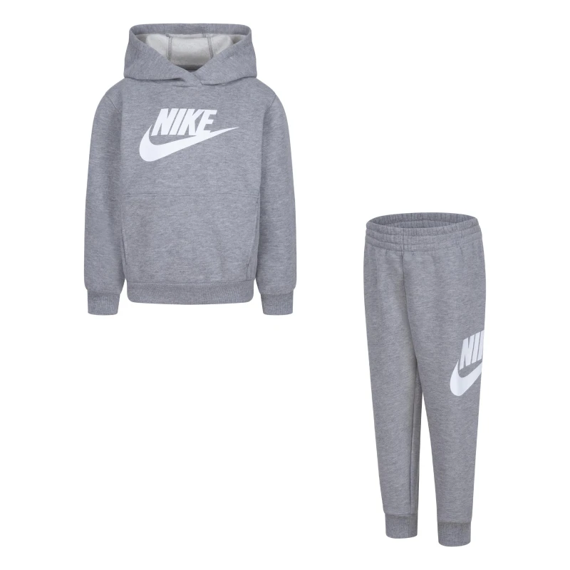 Image of Nike Fleece Tracksuit Infants Fleece Tracksuits 2 - 3 Years Grey 31800202125