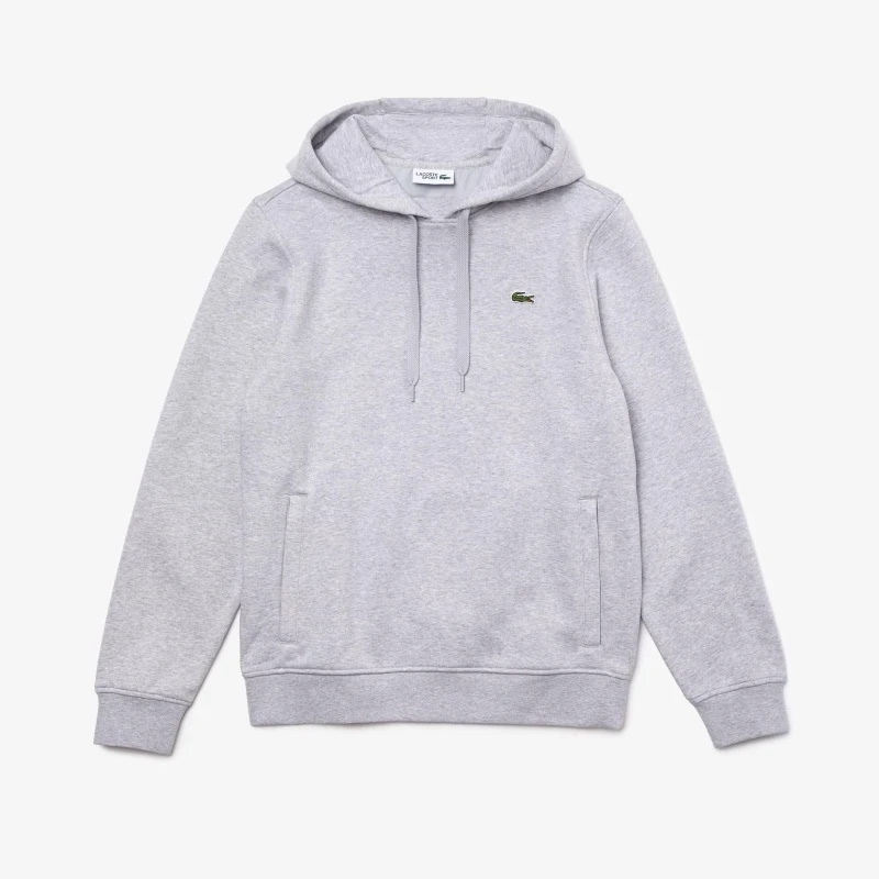 Image of Lacoste Croc Hoodie - Grey Grey 3XL