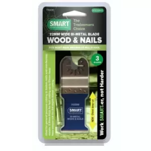 Image of Smart - Trade H32BM3 32mm Bi-Metal Multi Tool Blades Pack Of 3