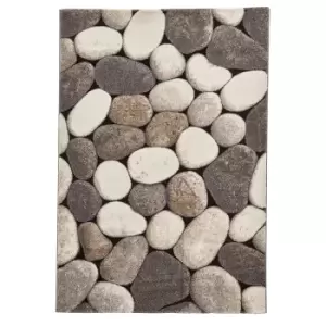 Image of Cream and Grey Woodland 2099 Rug Grey
