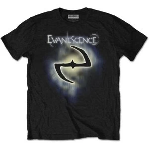 Image of Evanescence - Classic Logo Unisex Large T-Shirt - Black