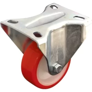Image of 80MM T/P Fixed Castor (Zinc) P/N Wheel