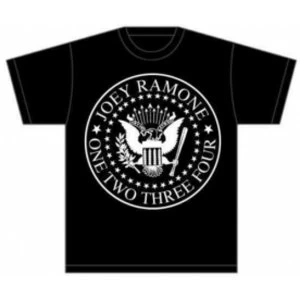 image of Joey Ramone 1234 Seal Mens T Shirt: X Large